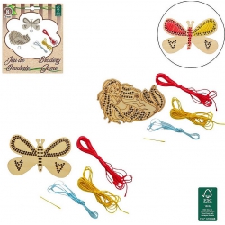 JEU DE BRODERIE EN BOIS 12 CM