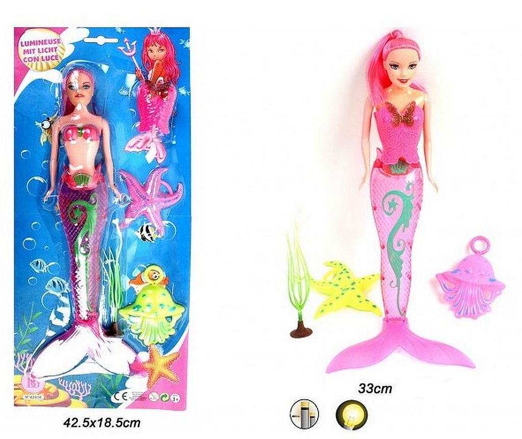 barbie sirene lumineuse